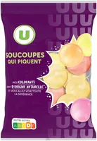 Bonbons Confiserie soucoupes acidulées en poudre sachet de 39g