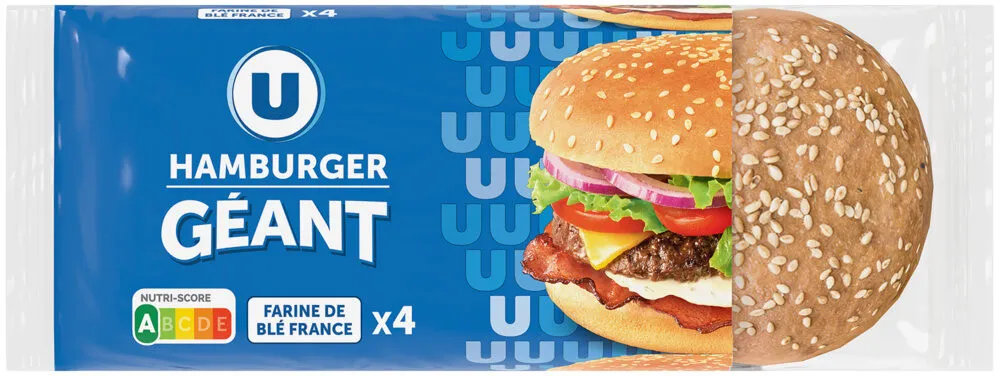 Pain spécial pour hamburger géant
