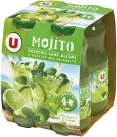 Cocktail sans alcool à base de jus de fruits Mojito