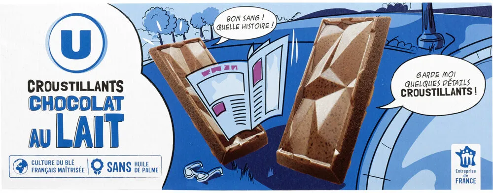 Biscuit croustillant au chocolat au lait