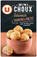 Mini choux saveur saumon et aneth
