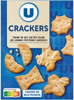 Biscuits apéritifs Crackers assortiment paquet de 100g