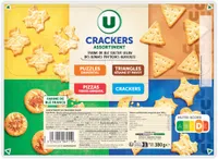 Biscuits apéritifs Assortiment de crackers coffret de 380g