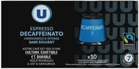 Café espresso decaffeinato