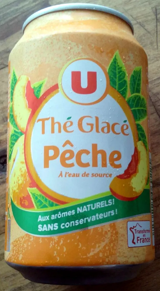 Thé glacé pêche