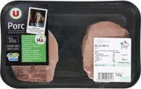 Pavé de porc, France, 2 pièces, barquette, 200g