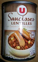 Saucisses lentilles