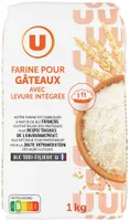 Farine à gateaux avec poudres à lever incorporées sachet de 1kg