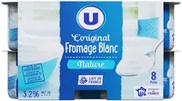 Fromage frais au lait pasteurisé nature 3,2% de matière grasse