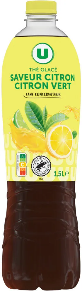 Boisson au thé glacé Citron Citron vert - Bouteille 1,5l