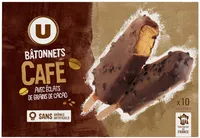 Bâtonnets glacés café