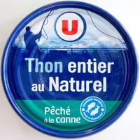 Thon entier au Naturel, Pêché à la canne