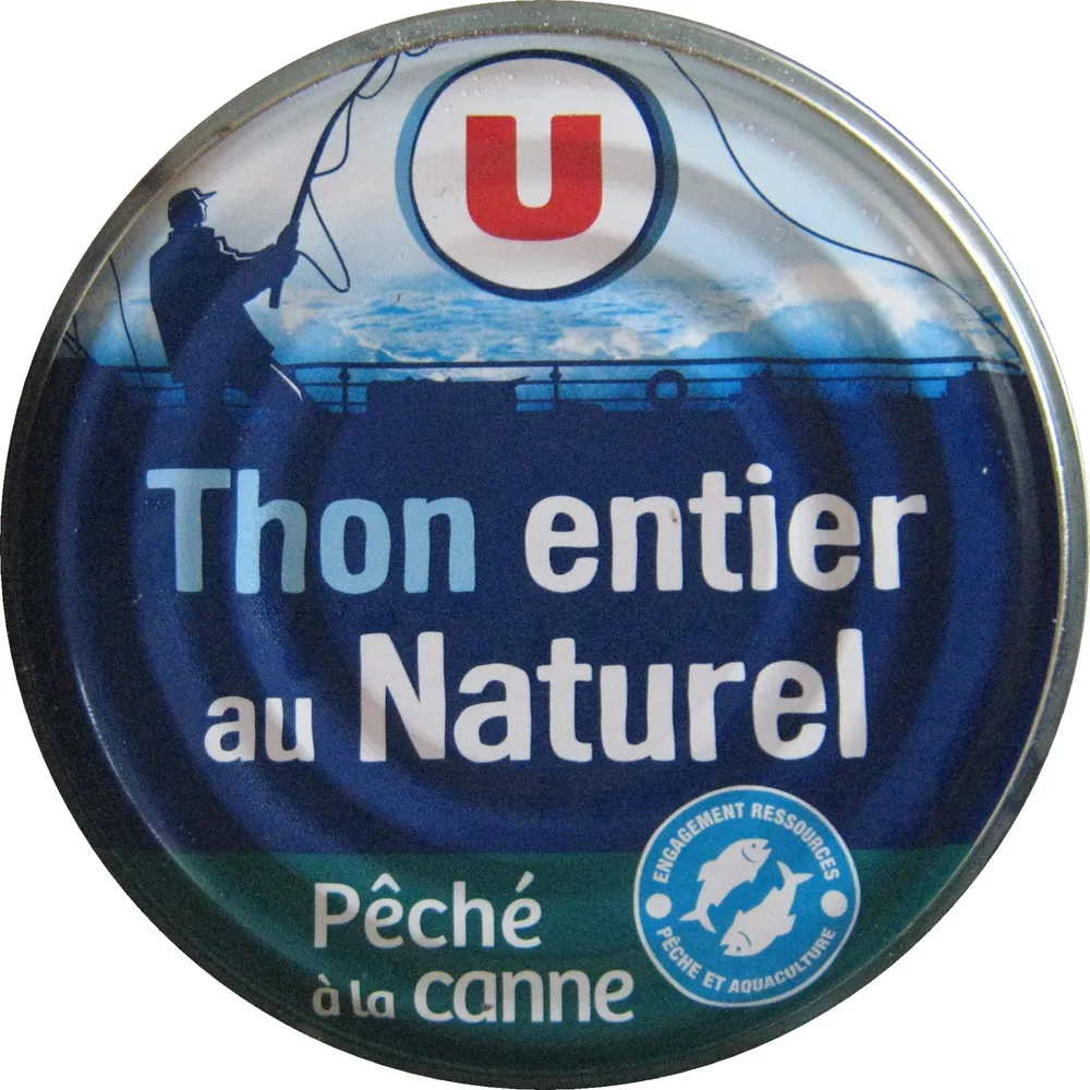 Thon entier au naturel Pêché à la canne
