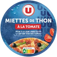 Miettes thon à la tomate pêché ligne boîte, boîte de 160g