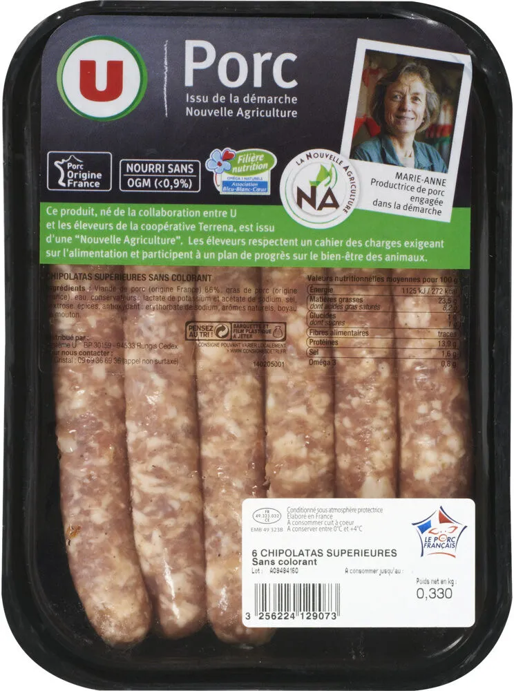 Chipolata sans colorant
