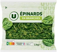 Épinards en branches sachet de 1kg