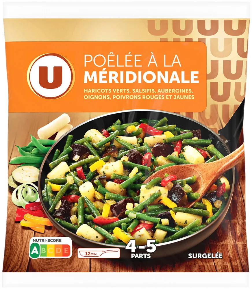 Poêlée méridionale au mélange de légumes sachet de 1kg