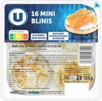 Mini-blinis apéro x16, 135g