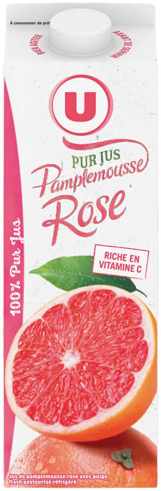 Pur jus réfrigéré pamplemousse rose 1l