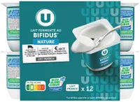 Lait fermenté au bifidus nature 12x125g
