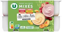 Yaourt aux fruits mixés