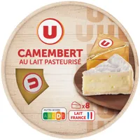 Camembert au lait pasteurisé 21% de MG, 8 portions - 240g