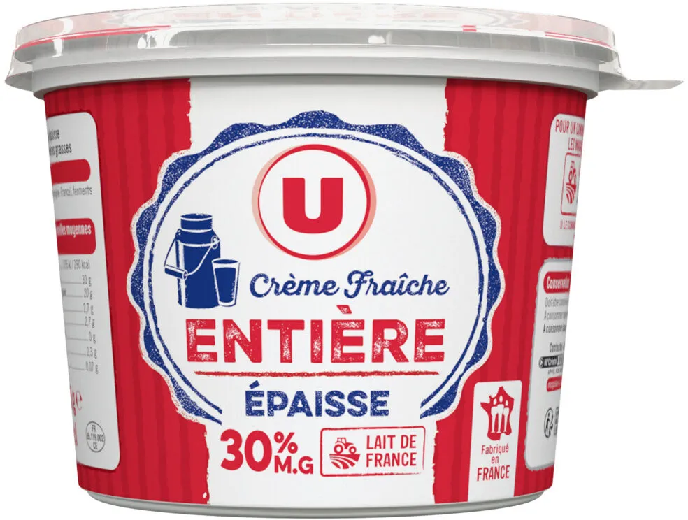 Crème fraîche épaisse 30%MG, 50cl