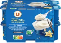 Fromage blanc vanille 2,6%MG - 8x100g