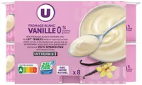 Fromage blanc vanille 0%MG - 8x100g