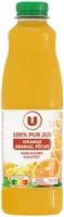 Pur jus orange et Fruits ananas pêche bouteille de 1l