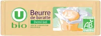 Beurre demi sel de baratte - plaquette de 250g