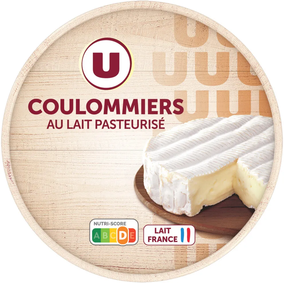 Coulommiers au lait pasteurisé 23%MG, 350g