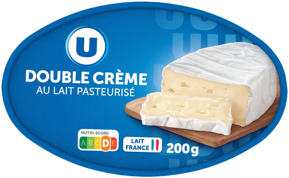 Fromage double crème au lait pasteurisé 30% MG, 200g