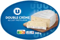 Fromage pasteurisé ovale double crème 30% de matière grasse 300g