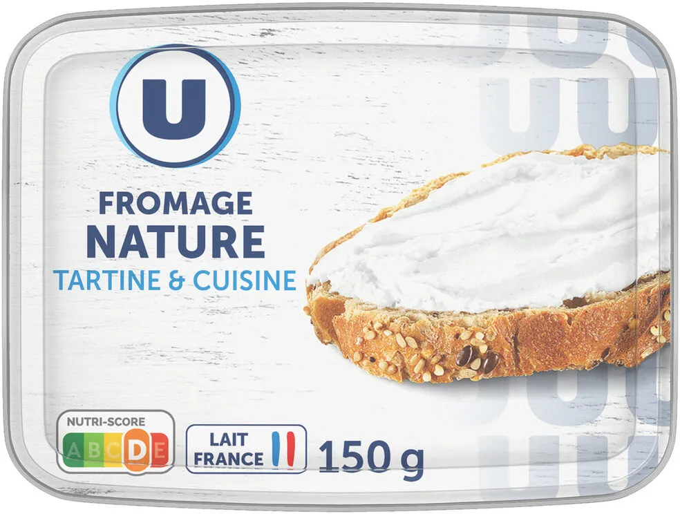 Fromage nature au lait pasteurisé 21,5%mg, 150g
