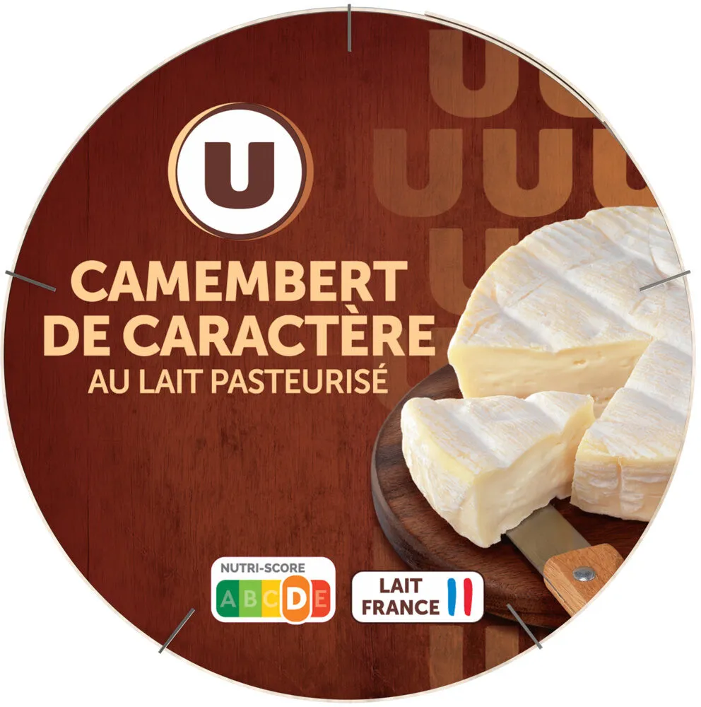 Camembert de caractère au lait pasteurisé 21%MG, 250g