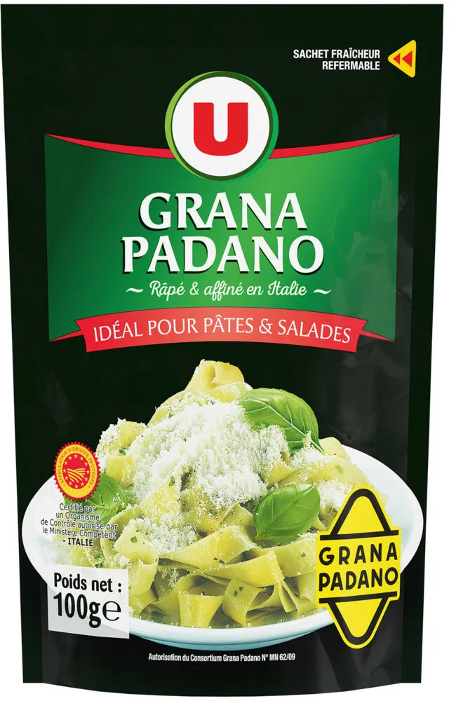 Fromage râpé italien Grana Padano AOP - 100g