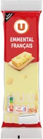 Emmental français au lait pasteurisé 29% de matière grasse portionde250g