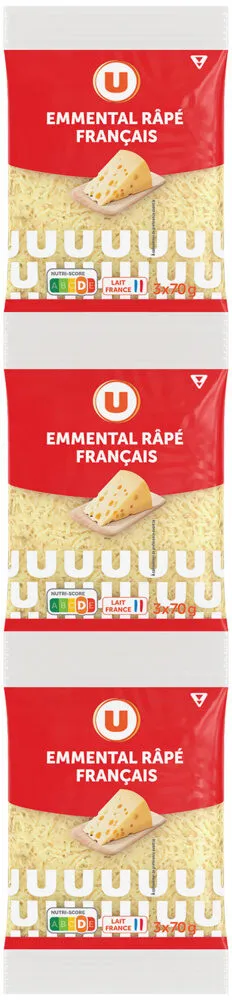 Emmental français pasteurisé rapé 29%MG