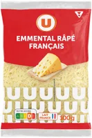 Emmental français rapé 29%mg, 100g
