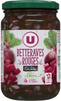 Betteraves rouges en dés - Bocal de 340g net égoutté