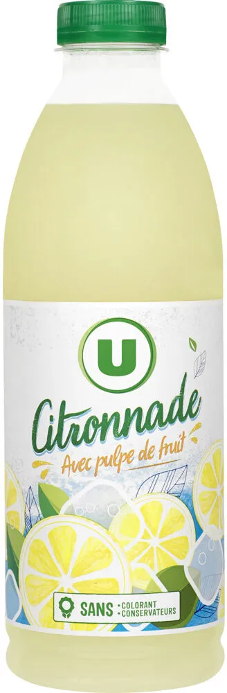 Citronnade avec pulpe de fruit bouteille de 1L