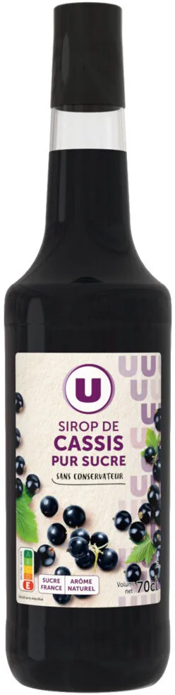Sirop de cassis bouteille de 70cl