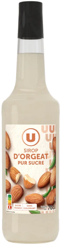 Sirop d'orgeat bouteille en verre de 70cl