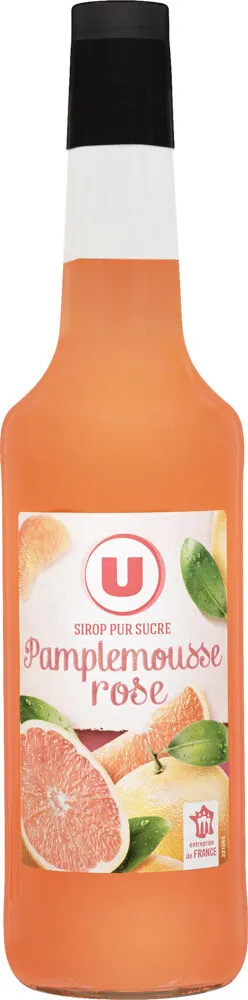 Sirop de pamplemousse rose bouteille en verre de 70cl