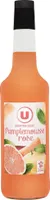Sirop de pamplemousse rose bouteille en verre de 70cl