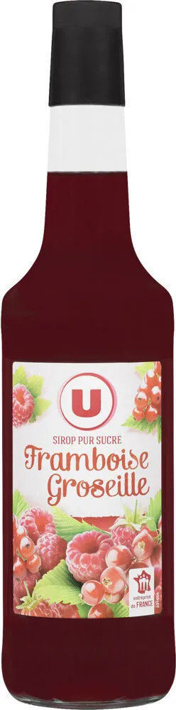 Sirop de framboise-groseille
