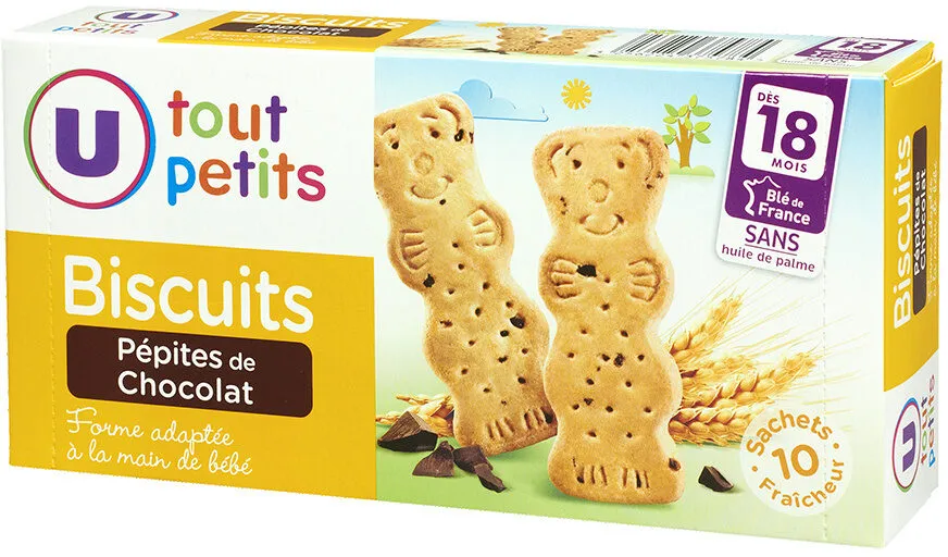 Biscuits pépites de choco d.18 mois