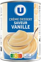 Crème dessert saveur vanille 400g