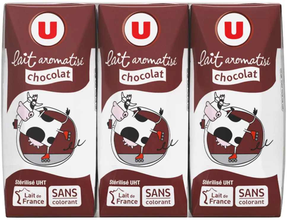 Lait aromatisé chocolat